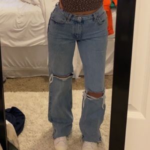 Zara wide leg jeans